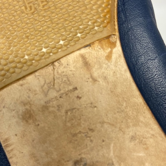 Equitare Blue Leather Pointed Toe Flats, Women’s Size 40 - Picture 12 of 14
